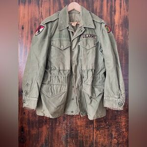 US Military 11th Armored Cavalry 24th Infantry Victory Division M51 Field Jacket